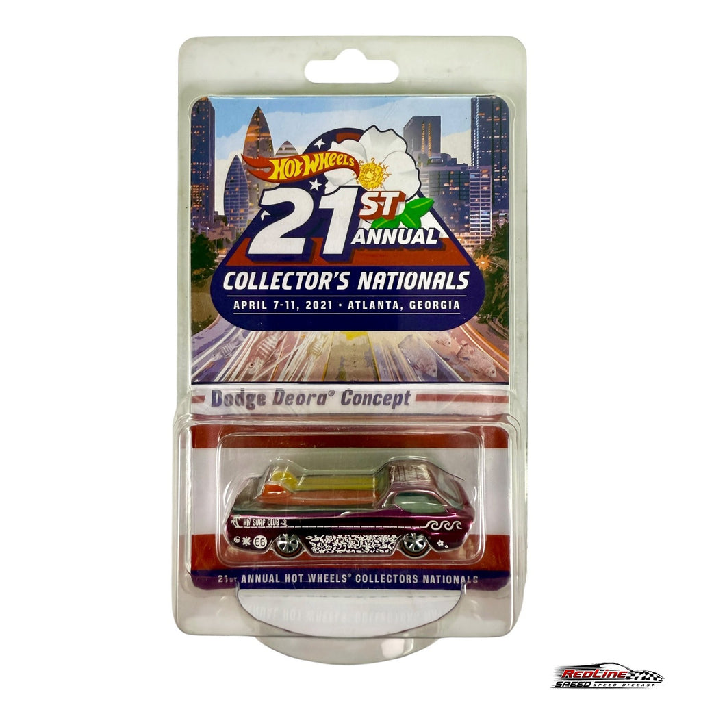 🔥🔥Hot Wheels 21st Collectors Nationals Dodge Deora Concept 1412/4000 H28🔥🔥