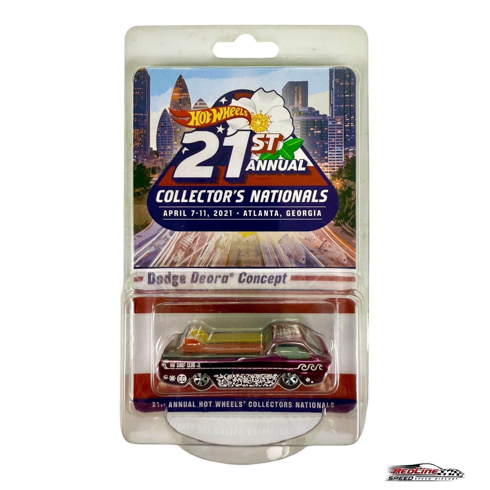 🔥🔥Hot Wheels 21st Collectors Nationals Dodge Deora Concept 1412/4000 H28🔥🔥