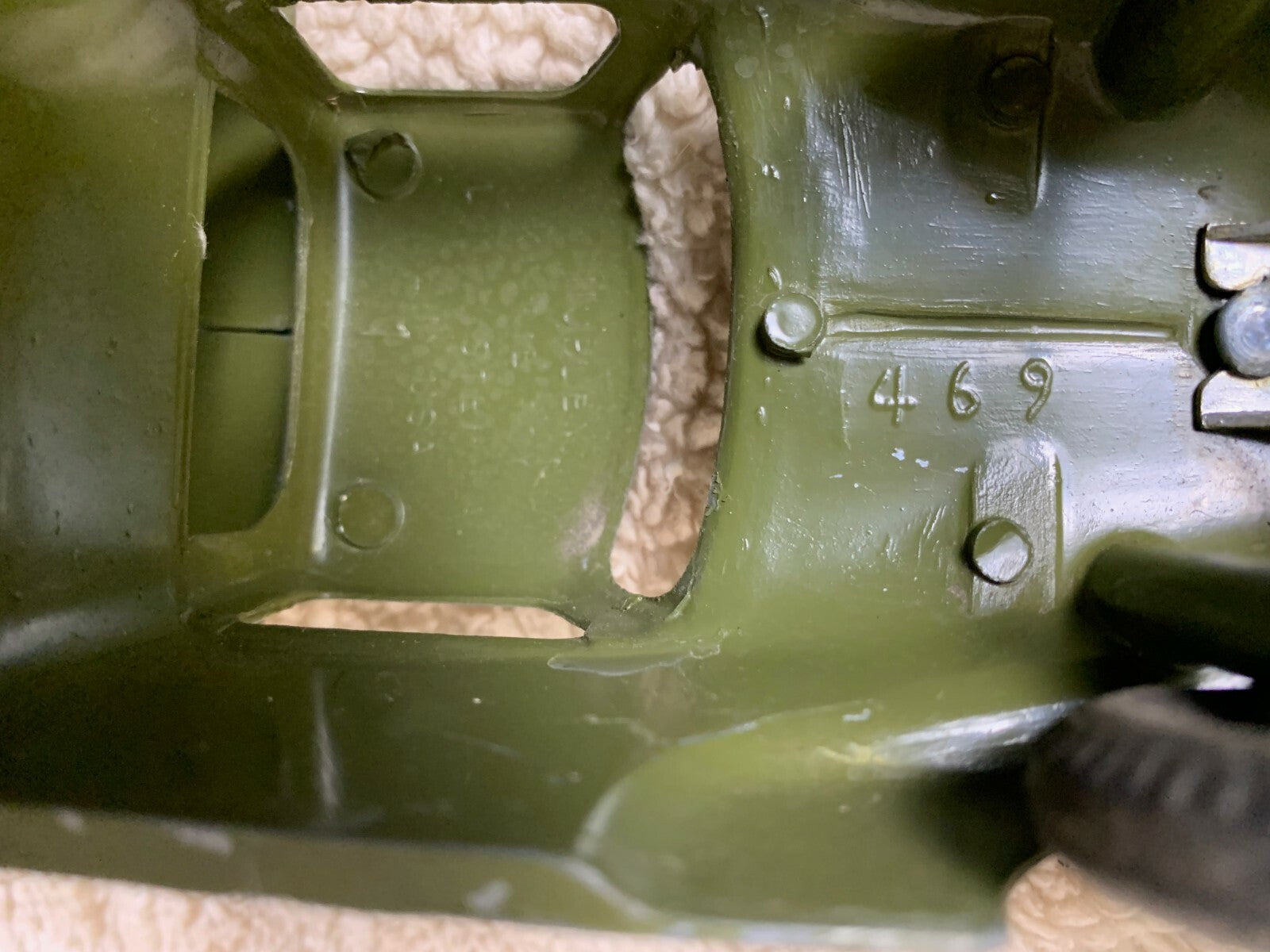 *********Hubley Kiddie Toy #478 Bell Telephone Truck Army Green - 1950s*********
