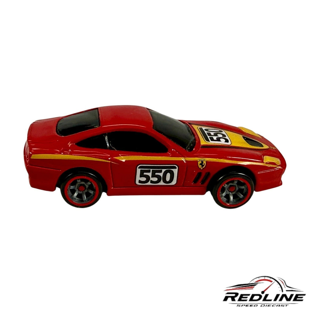 🇮🇹🇮🇹Hot Wheels Premium Ferrari Racer 550 Maranello Red LOOSE C13🇮🇹🇮🇹