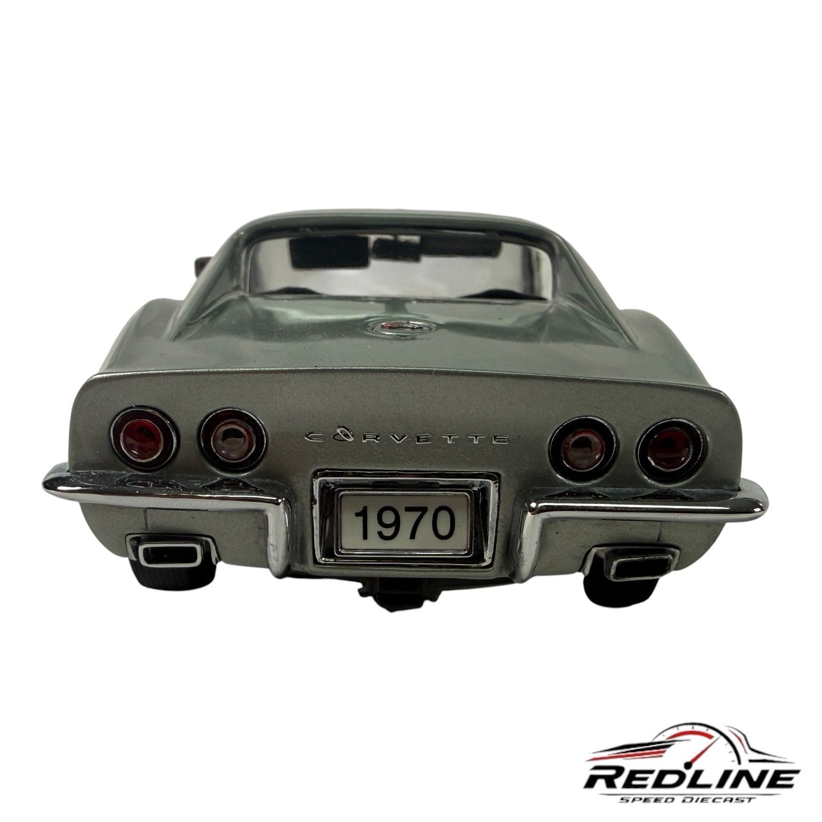 🇺🇸Danbury Mint 1970 Chevy Corvette Coupe Cortez Silver 1:24 C2🇺🇸