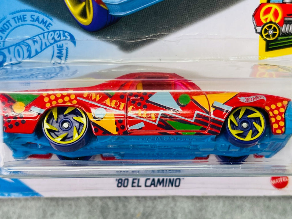 HOT WHEELS '80 El Camino 3/10 HW Art Cars 44/250 Diecast Collection 2021 HW25
