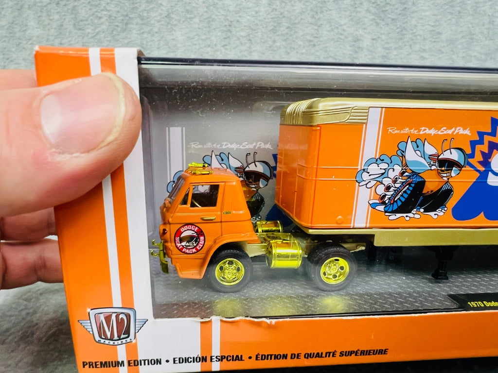 🔥🔥M2 Scat Packers Unite 1970 Dodge L600 COE and 1970 Dodge Super Bee CHASE🔥🔥