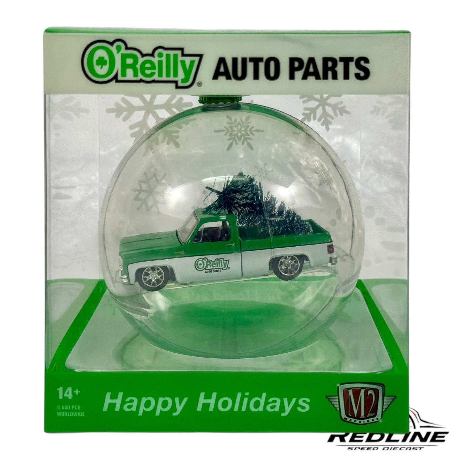 ❄️2025 Holidays O'Reilly Exclusive M2 Machines Chevrolet Silverado Ornament❄️