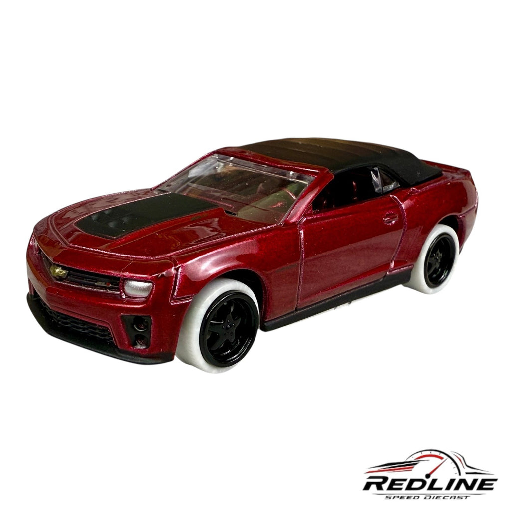 🇺🇸Auto World  Chevy Camaro ZL1 Ultra Red Chase Modern Muscle LOOSE C15🇺🇸