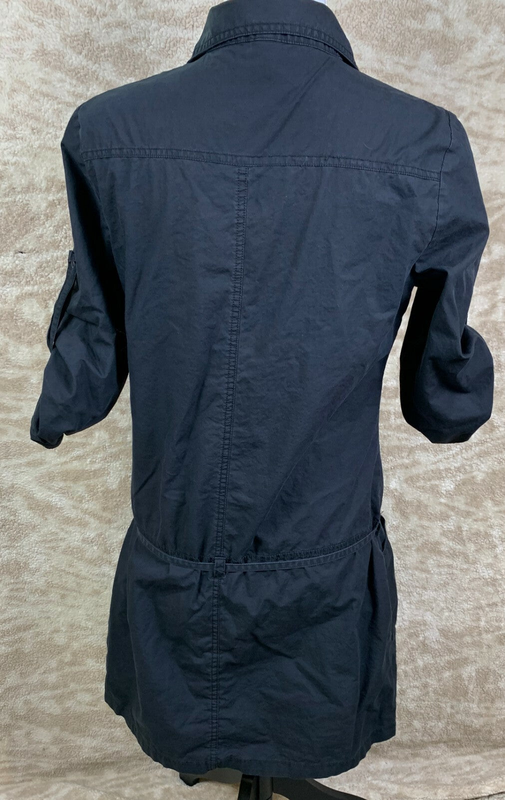 *****Women's Urban Behavior Button Down Blouse Long Sleeved Black Size Large****