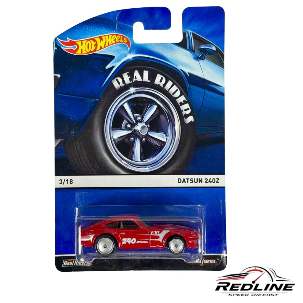 🎌🎌Hot Wheels Real Riders Datsun 240Z Red H13🎌🎌
