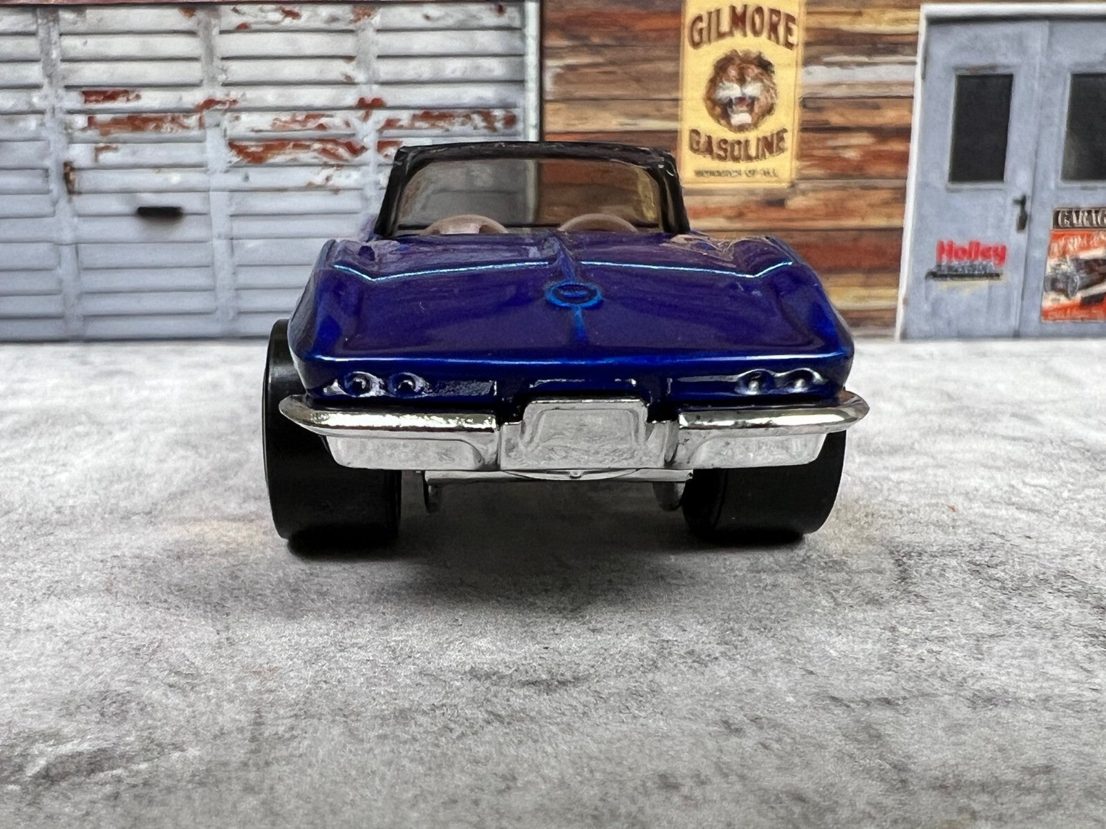 🔥🔥🔥Hot Wheels '65 Corvette Jones Racing #5 1999 Blue C17🔥🔥🔥