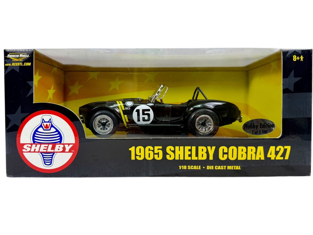 🇺🇸🇺🇸ERTL American Muscle 1965 Ford Shelby Cobra 427 Black 1:18 GE🇺🇸🇺🇸
