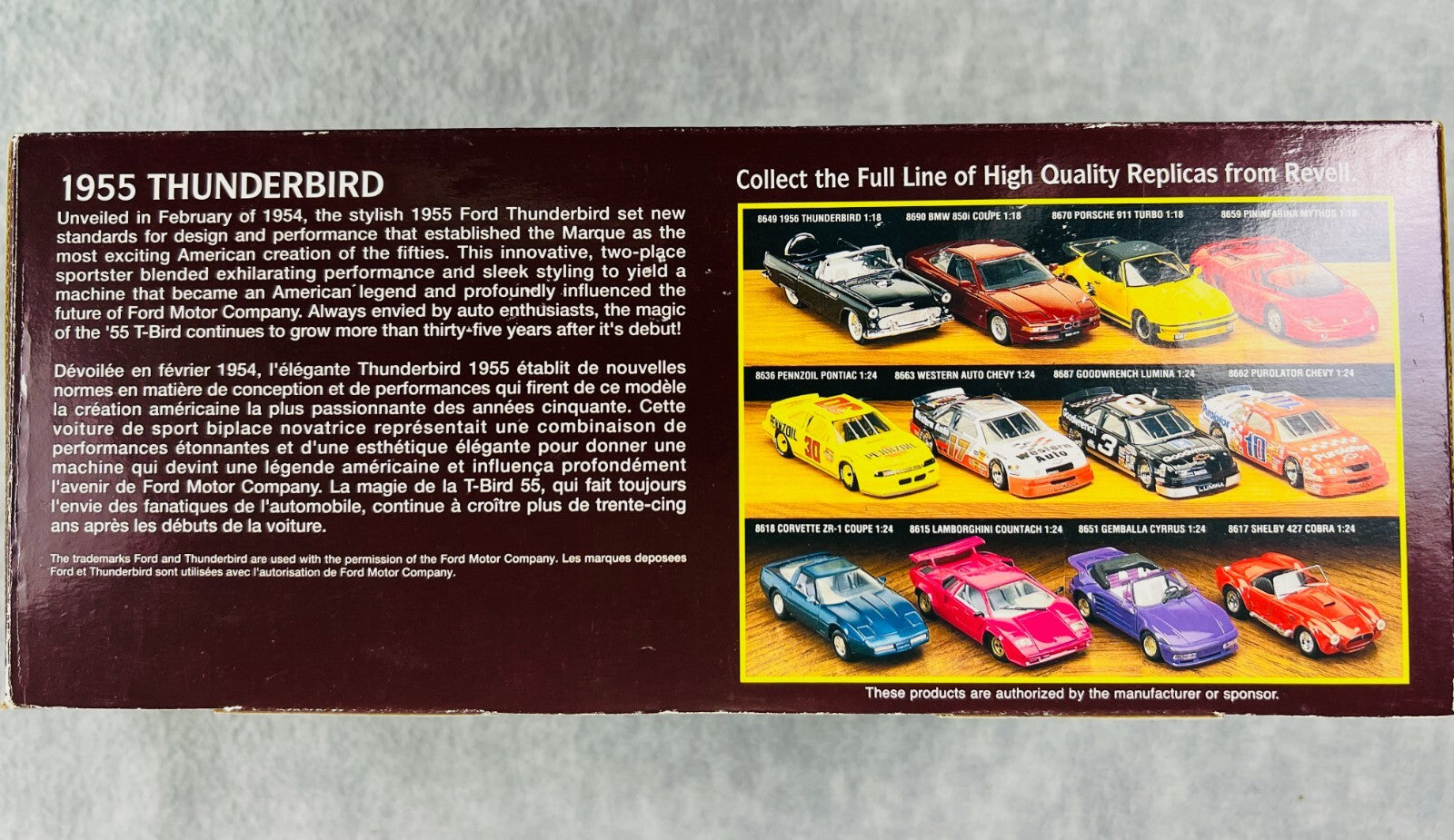 🇺🇸🇺🇸Revell  1955 Ford Thunderbird Convertible  1:18 Scale Diecast🇺🇸🇺🇸