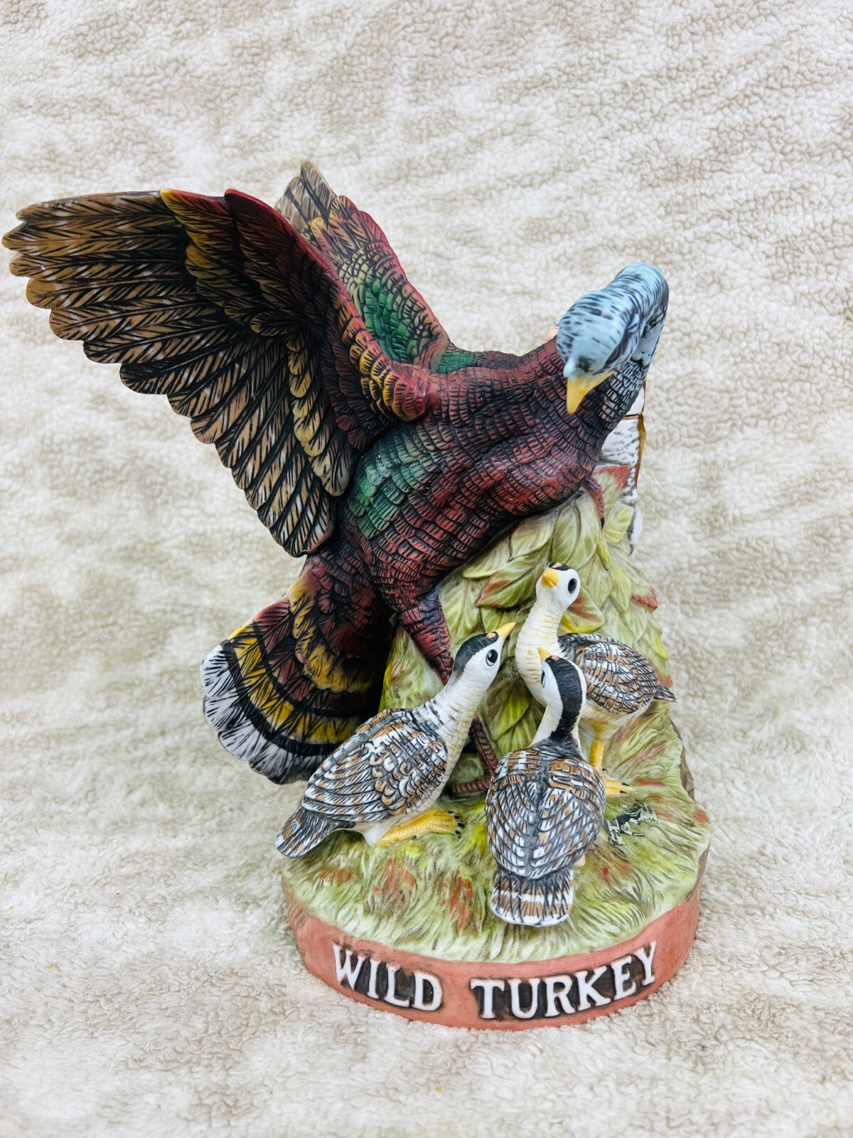 🦃🦃Austin Nichols No 6 Wild Turkey & Poults  Decanter 1984 EMPTY🦃🦃