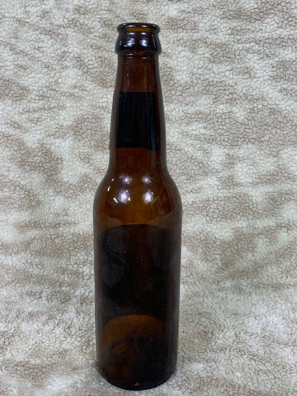 *****Meister Brau Premium Draft Beer Bottle Glass Brown Empty Barware BB01******