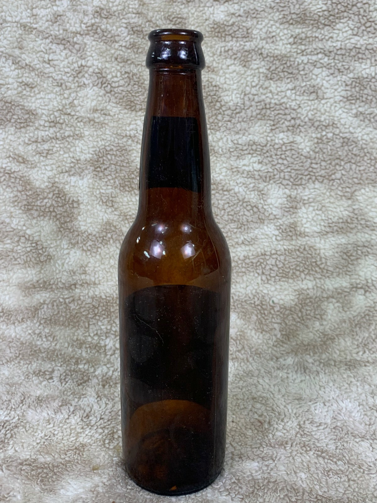 *****Meister Brau Premium Draft Beer Bottle Glass Brown Empty Barware BB01******