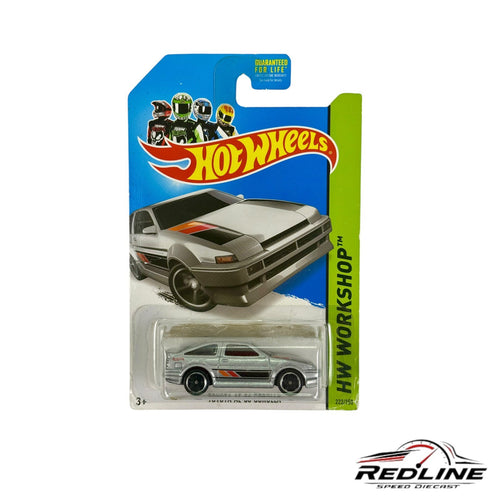 🎌Hotwheels  TOYOTA AE-86 COROLLA Silver HW WORKSHOP H25🎌