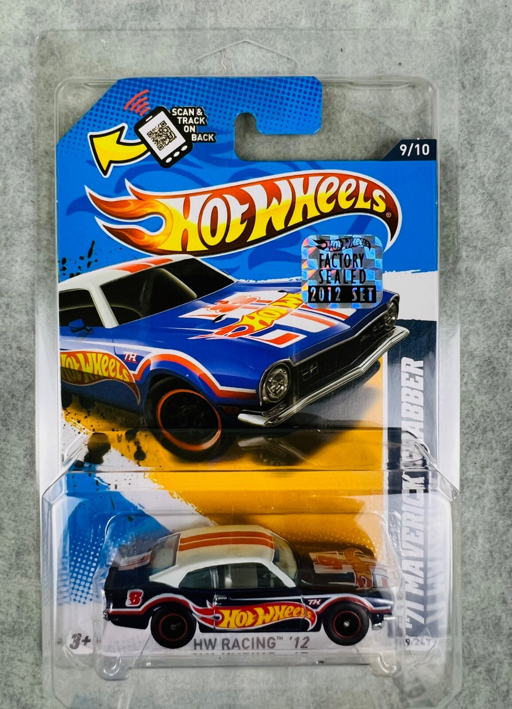 🔥Hot Wheels Super Treasure Hunt '71 Ford Maverick Grabber FACTORY SEALED H31🔥