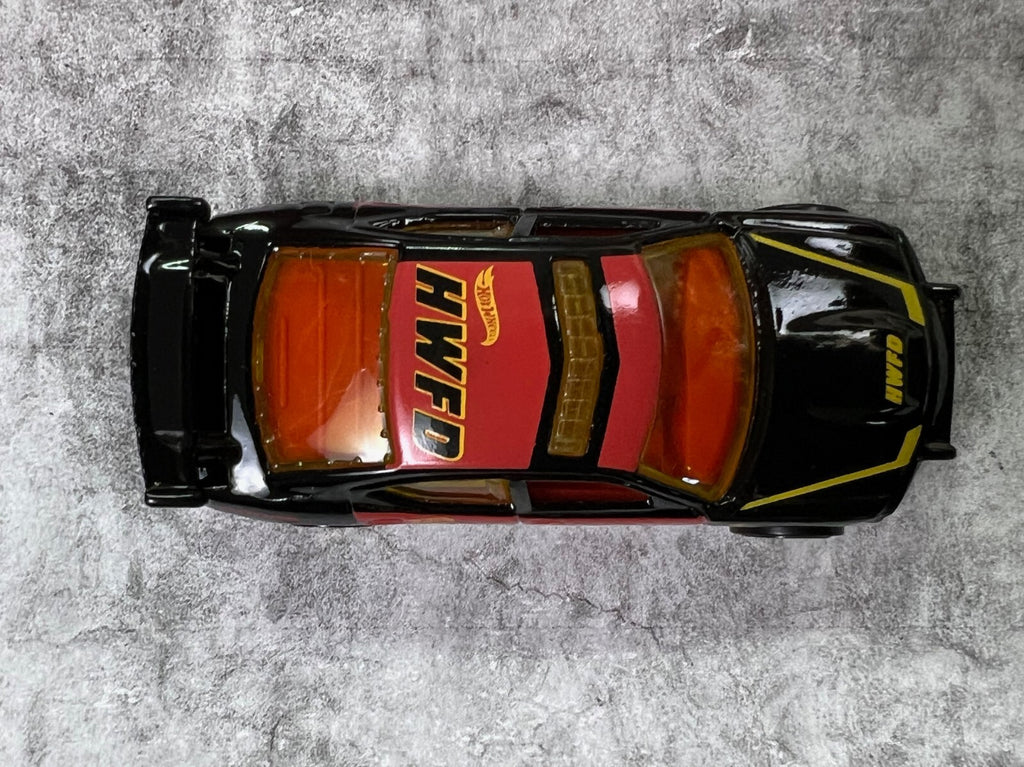 🔥🔥🔥Hot Wheel Dodge Charger Drift Fire Department HW Rescue Black C18🔥🔥🔥