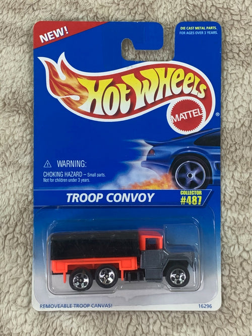 *******Hot Wheels Troop Convoy Removeable Troop Canvas 487 16296-0911 HW05******