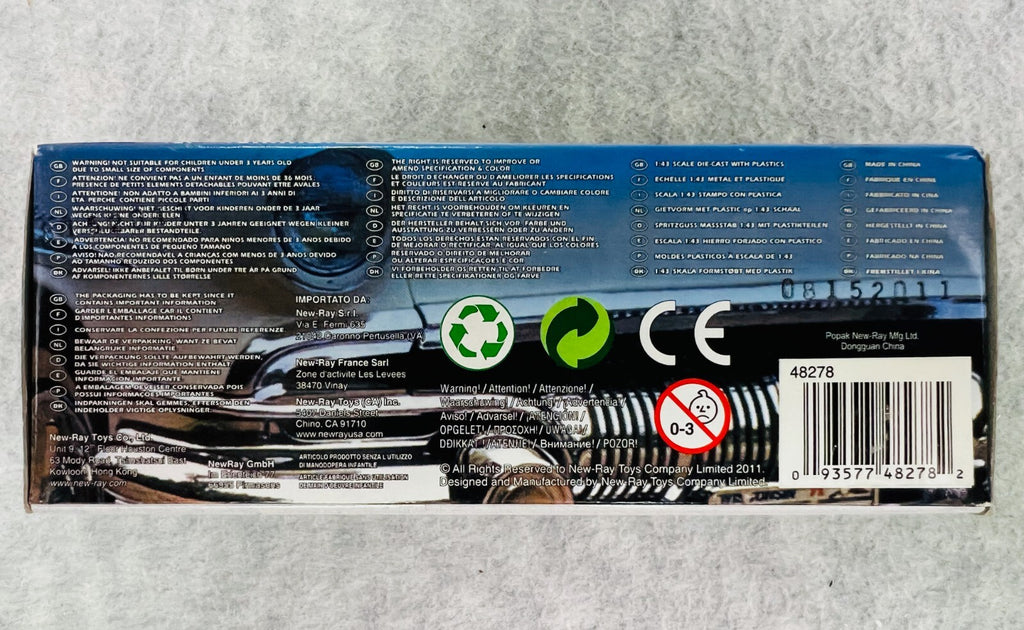 🦅🦅New Ray Toys City Crusier Collection 1955 Cadillac El Dorado 1/43 Scale🦅🦅