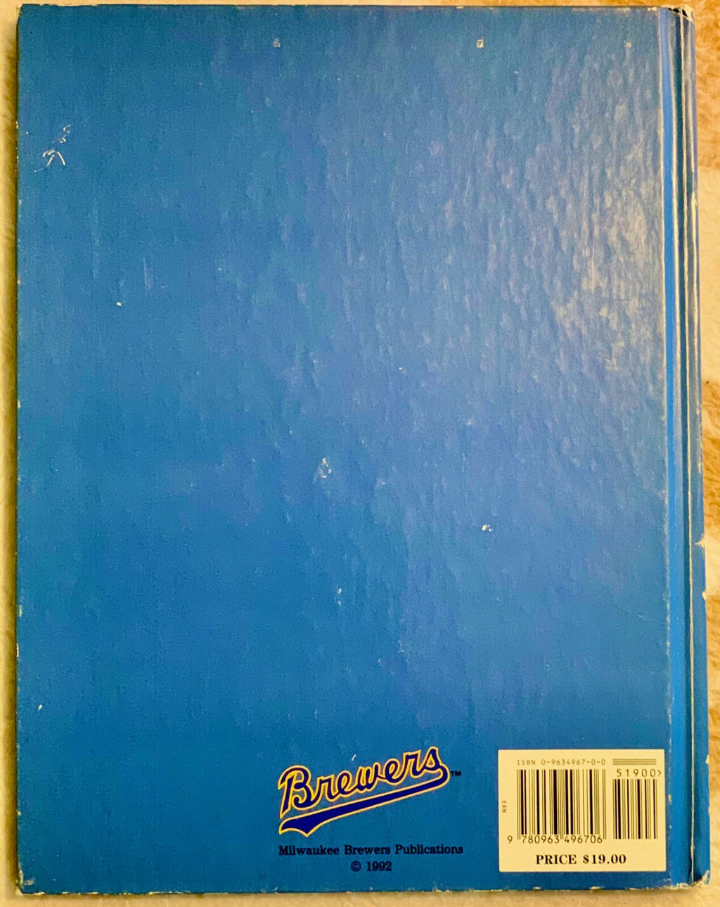 MILWAUKEE BREWERS ROBIN YOUNT BOOK "3000 THE LEGEND LIVES ON"