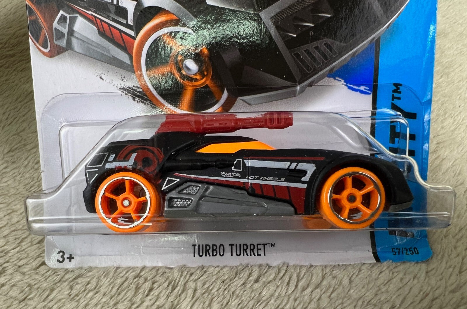 🔥🔥🔥🔥Hotwheel Turbo Turret Black HW City Future Fleet HW12🔥🔥🔥🔥