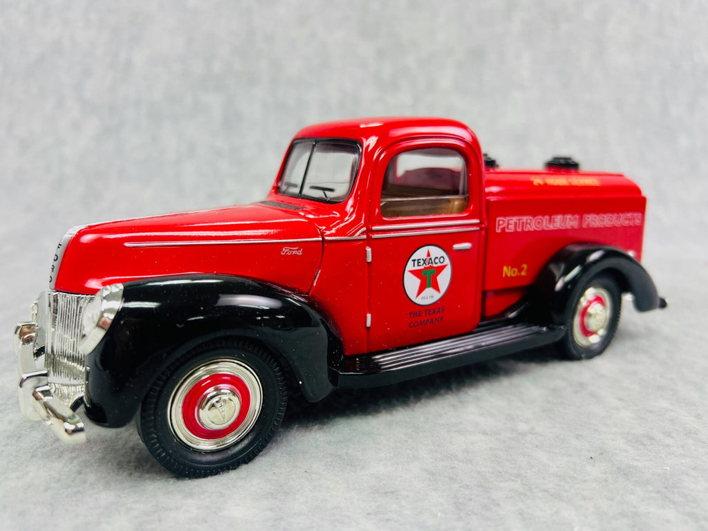 🔥Golden Wheel Die Cast 1940 Ford Texaco Gas Oil Tanker Truck,NEW IN BOX! MINT🔥