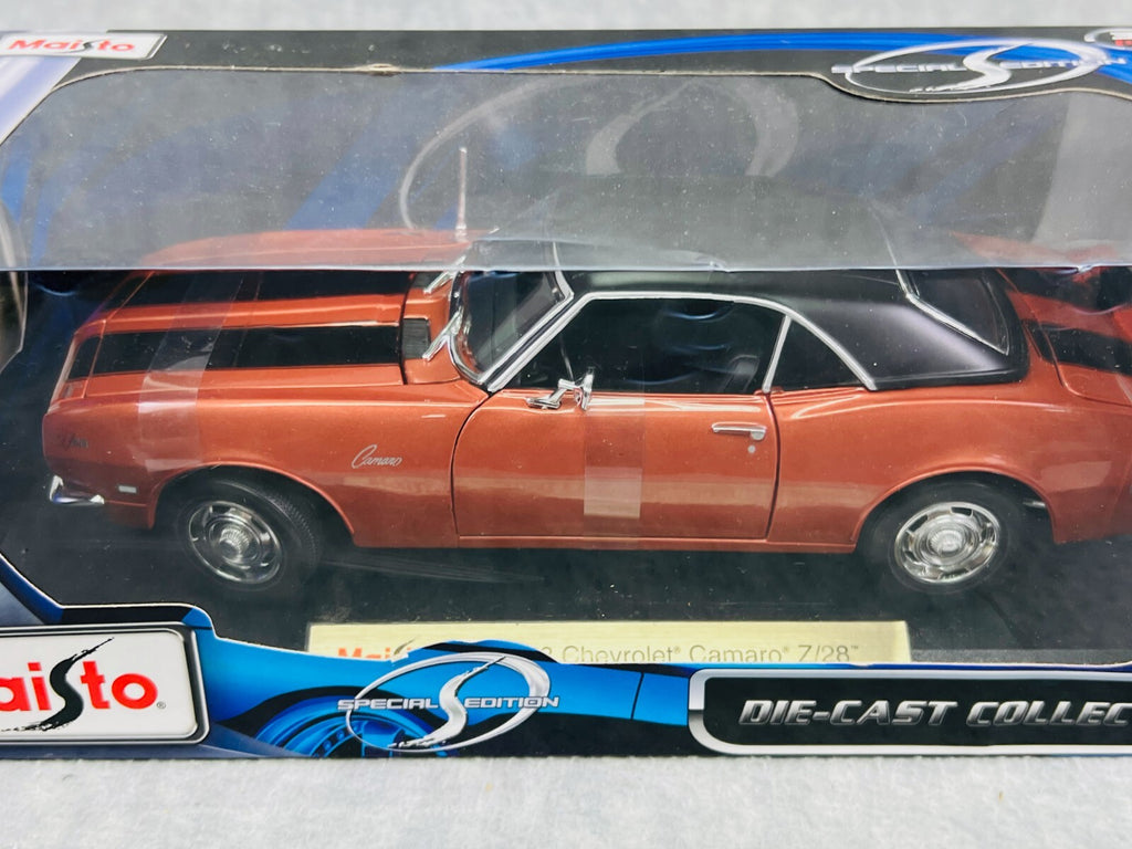 🇺🇸🇺🇸🇺🇸Maisto Special Edition 1968 Chevrolet Camaro Z-28 Orange🇺🇸🇺🇸🇺🇸