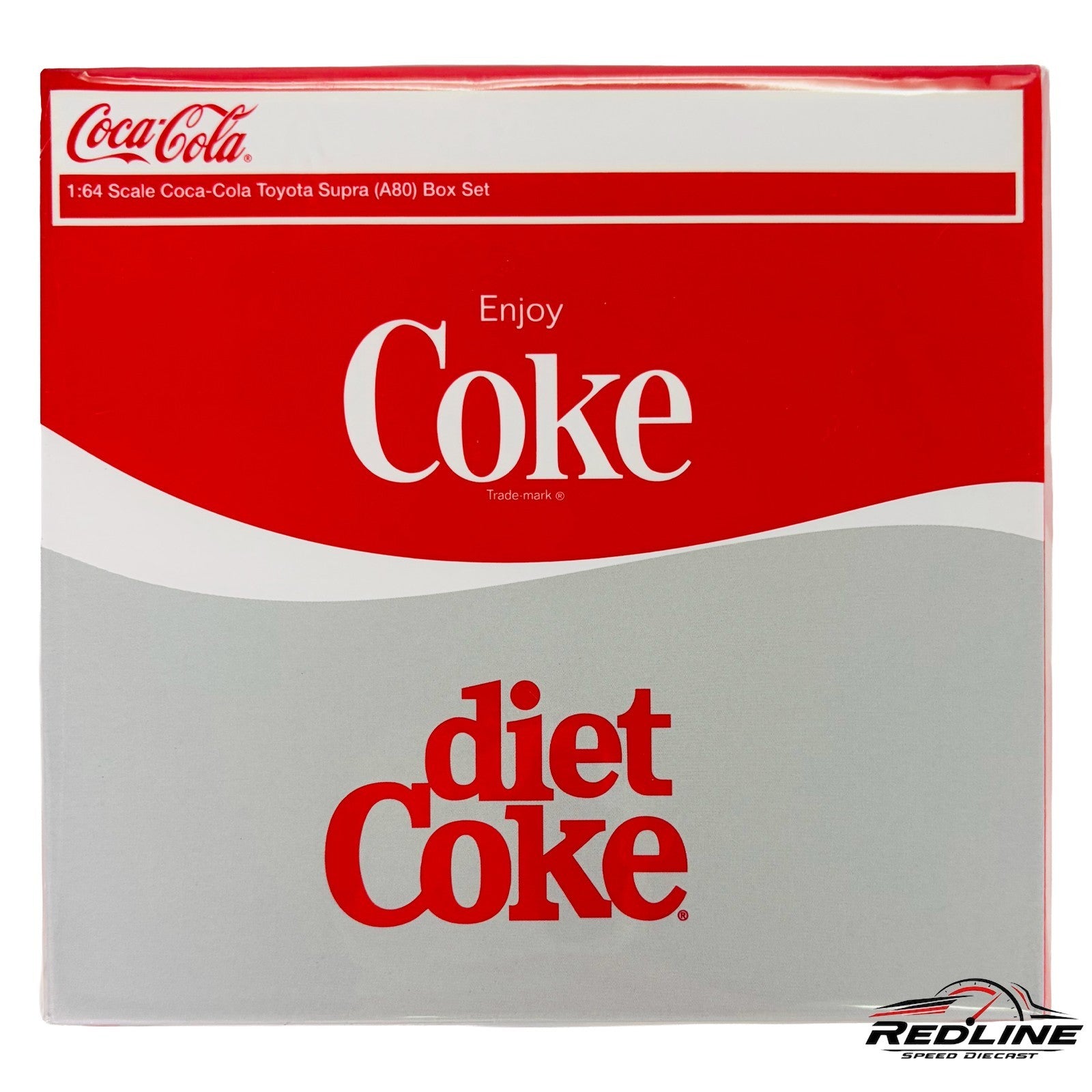 🎌🎌INNO64 x DPLS "Coca-Cola" Toyota Supra A80 2 Car Set 1:64 SEALED D3🎌🎌