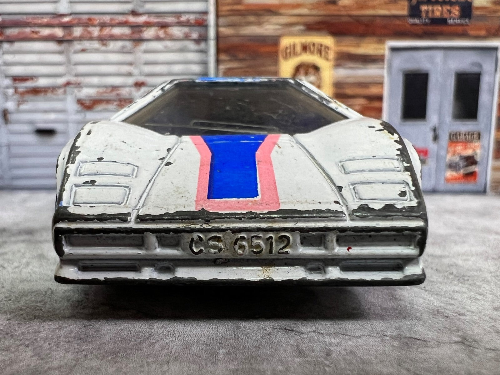 🇮🇹🇮🇹🇮🇹Matchbox 1985 Lamborghini Countach LP 500S Car White C3🇮🇹🇮🇹🇮🇹