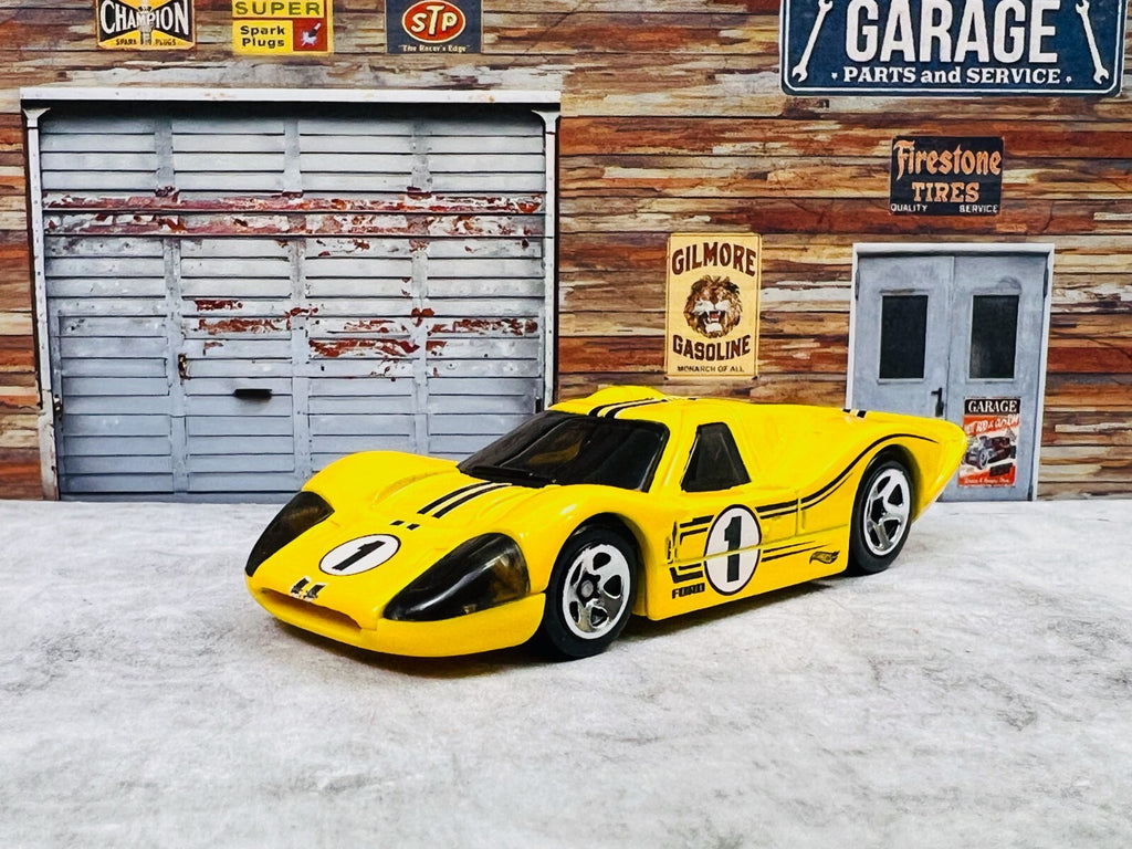 🔥🔥🔥Hot Wheels 1967 Ford GT40 Mk.IV Yellow C18🔥🔥🔥