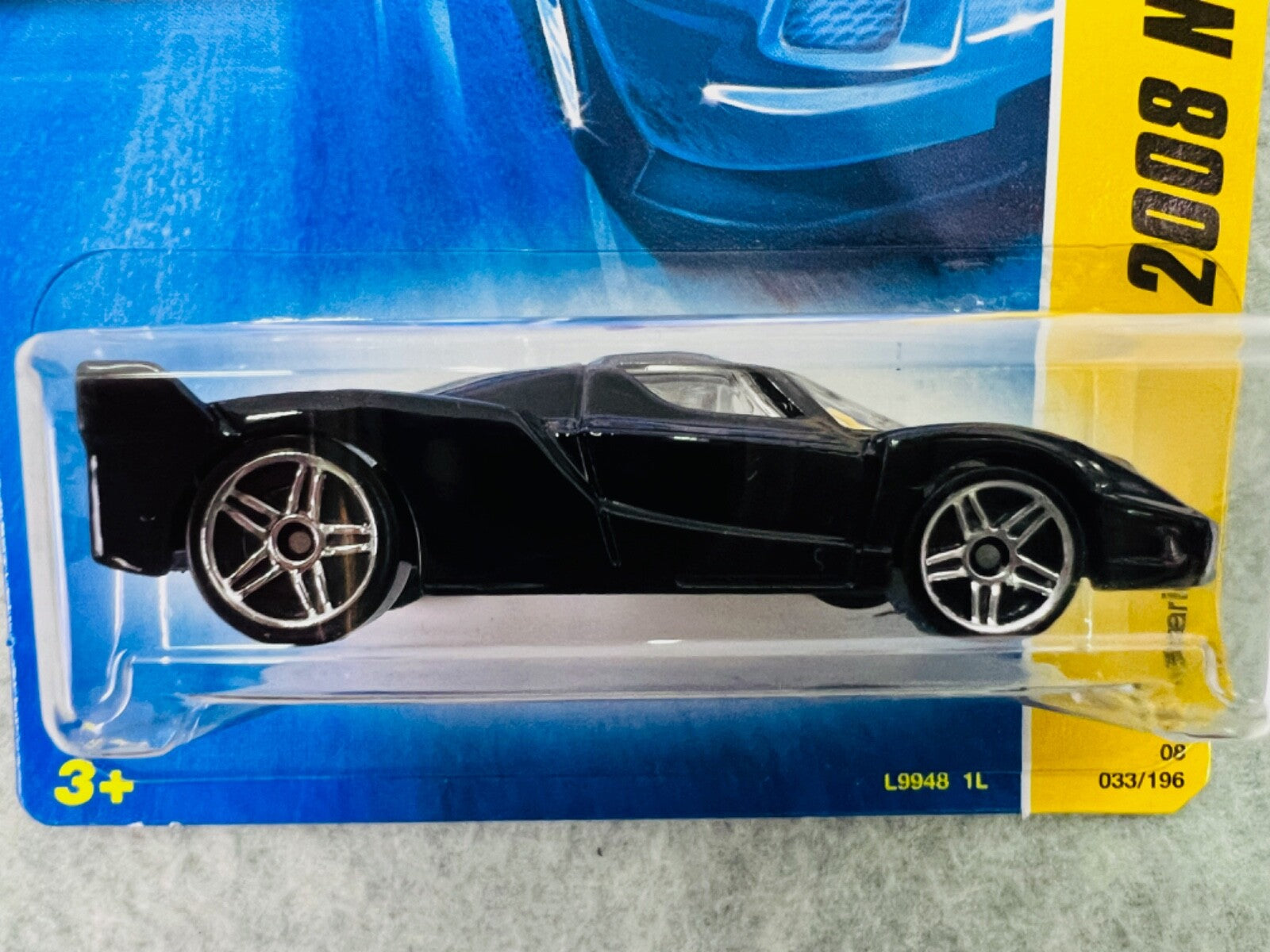 🇮🇹🇮🇹🇮🇹Hot Wheels Ferrari FXX Black 2008 New Model H31🇮🇹🇮🇹🇮🇹