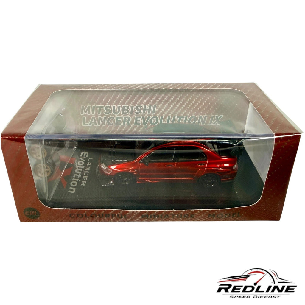 🎌🎌CM Model Mitsubishi Lancer Evolution IX Metalic Red H3🎌🎌