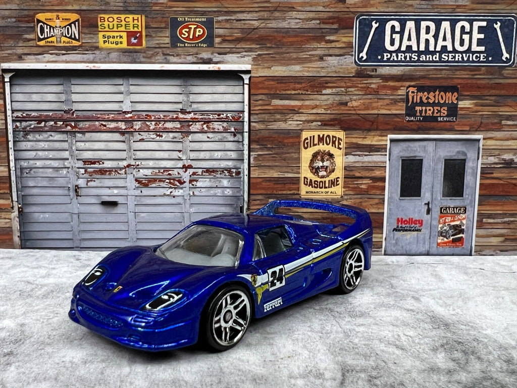 🇮🇹🇮🇹🇮🇹🇮🇹Hot Wheels Ferrari F50 Challenge  Blue Mattel🇮🇹🇮🇹🇮🇹🇮🇹