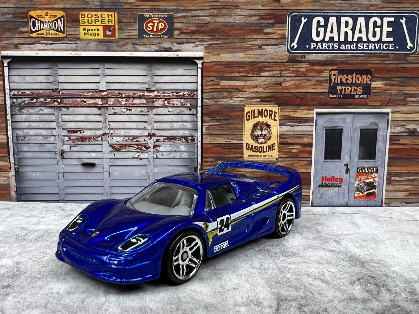 🇮🇹🇮🇹🇮🇹🇮🇹Hot Wheels Ferrari F50 Challenge  Blue Mattel🇮🇹🇮🇹🇮🇹🇮🇹