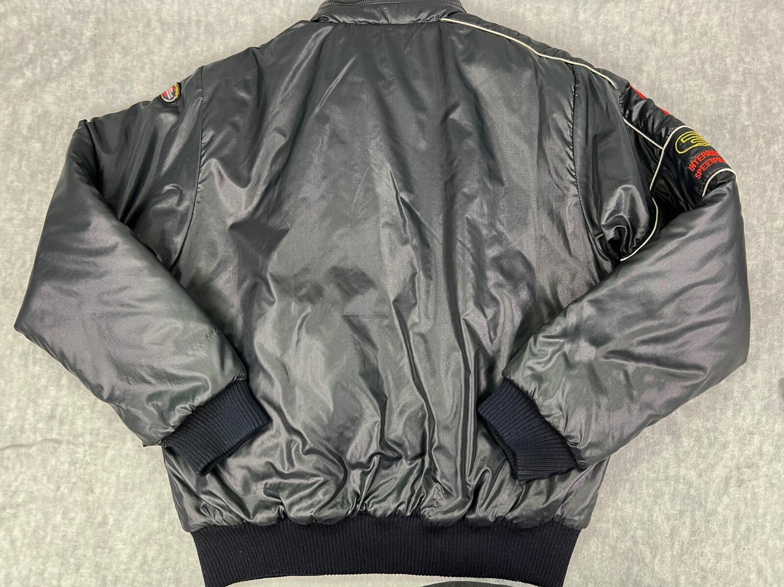 🏁Vintage Style Auco Daytona International Speedway Racing Jacket Mens Medium🏁