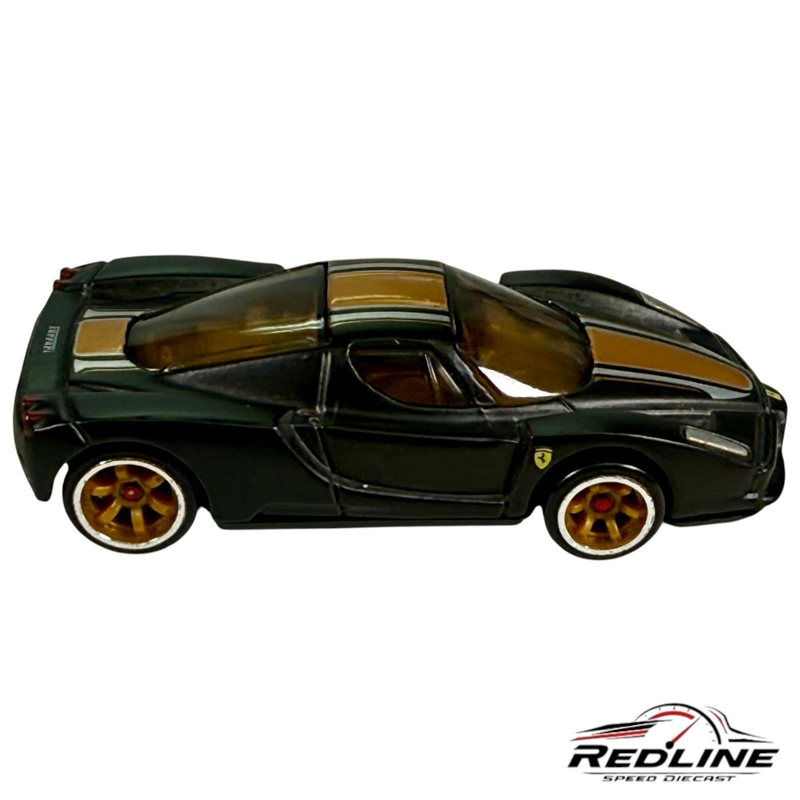 🇮🇹🇮🇹Hot Wheels Ferrari Racer Enzo Ferrari Black Loose C5 1:64🇮🇹🇮🇹