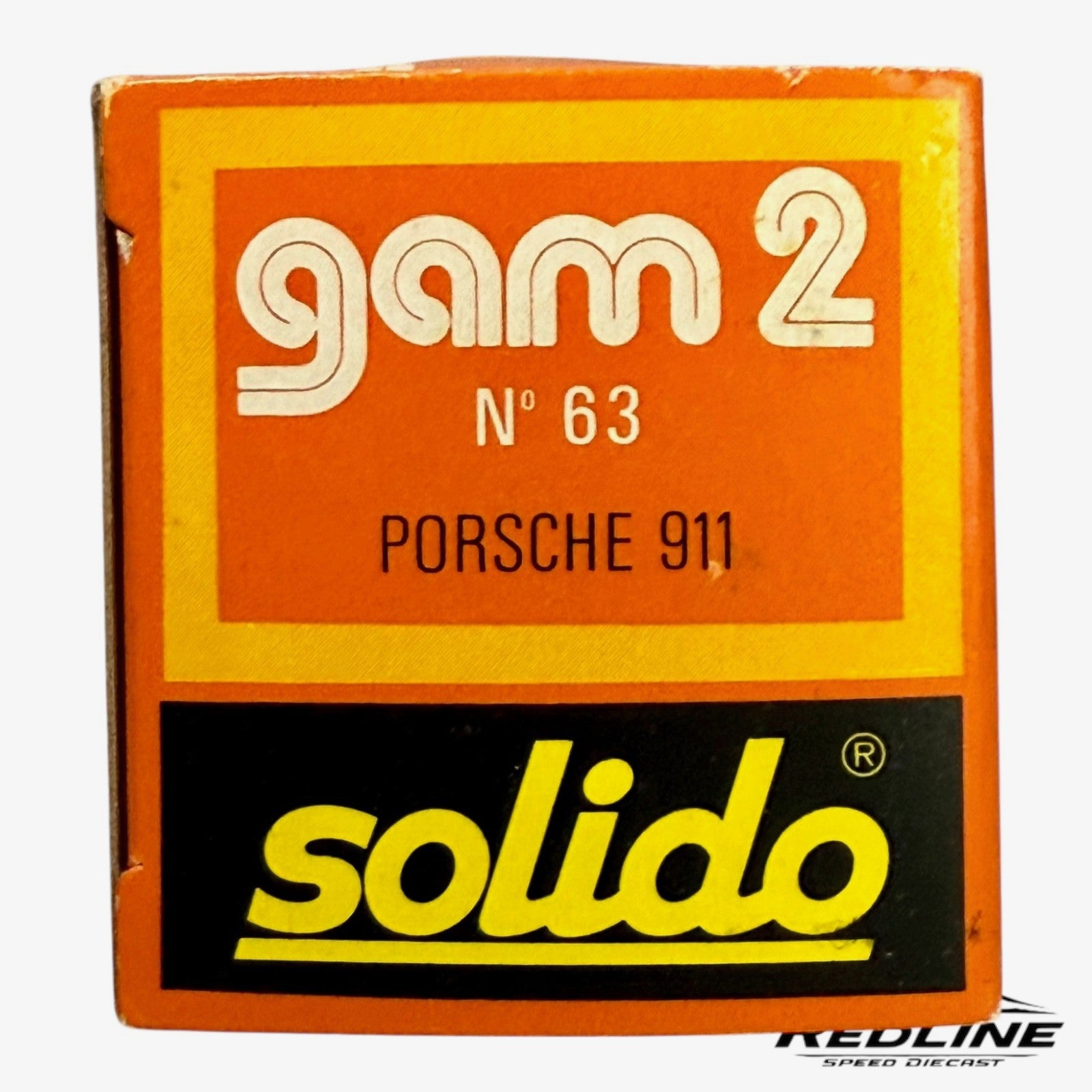 🇩🇪🇩🇪🇩🇪 Solido Porsche 911 Turbo Orange  1/43 Scale🇩🇪🇩🇪🇩🇪