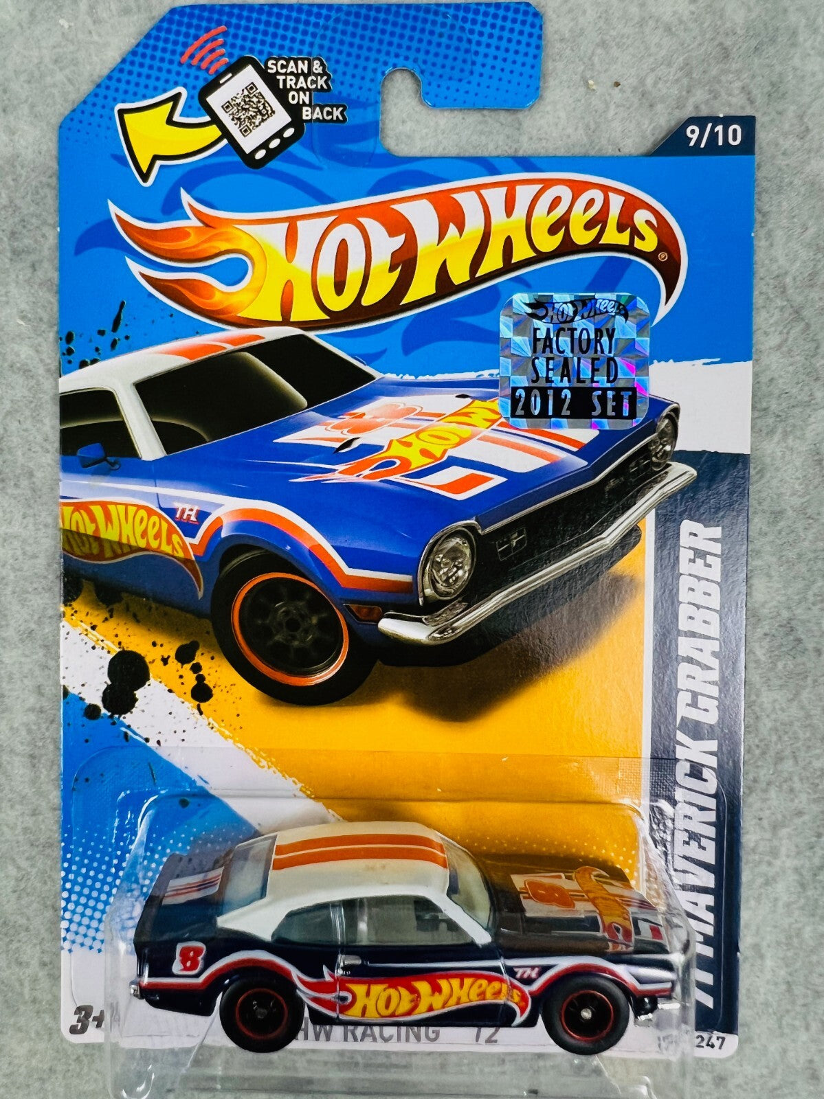 🔥Hot Wheels Super Treasure Hunt '71 Ford Maverick Grabber FACTORY SEALED H31🔥