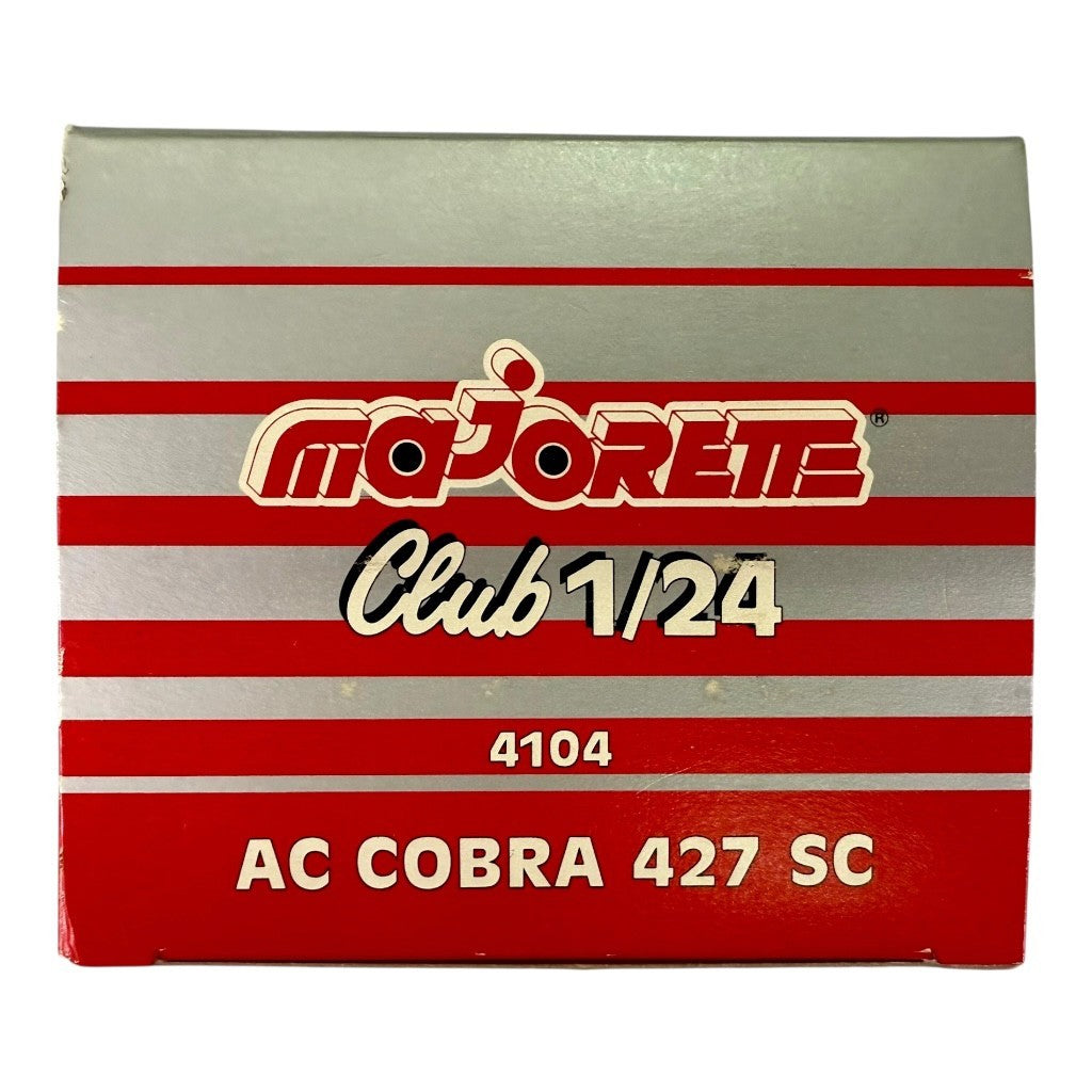 🇺🇸🇺🇸Majorette CLUB 1:24 Metal WHITE AC COBRA 427 #5🇺🇸🇺🇸