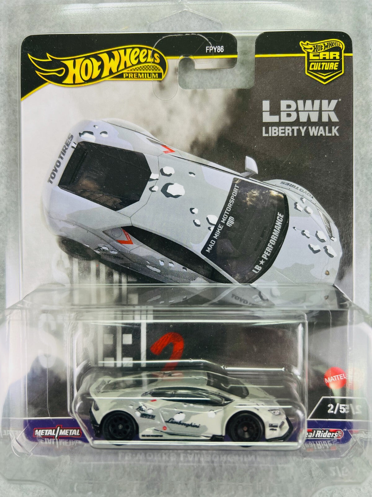 🇮🇹🇮🇹Hot Wheels Premium LB-Works Liberty Walk Lamborghini Huracan H32🇮🇹🇮🇹