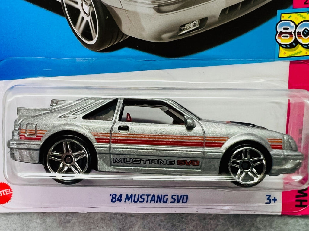 🔥🔥🔥Hot Wheels HW The 80s '84 Mustang SVO  Silver H27🔥🔥🔥