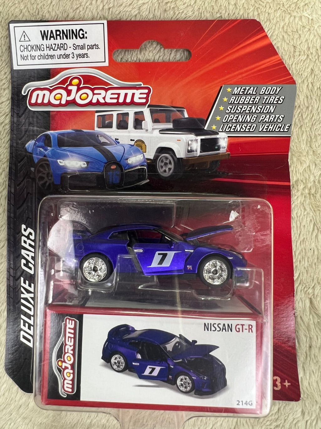 🔥🔥🔥Majorette NISSAN GT-R Purple DELUXE CARD HW16🔥🔥🔥
