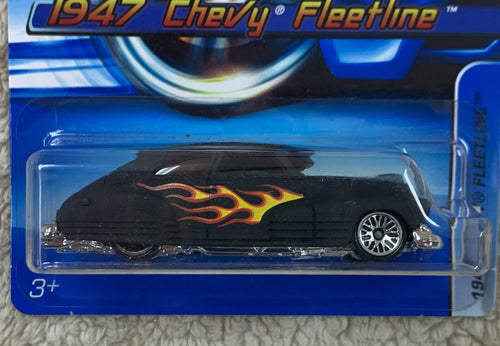 ******2006 Hot Wheels #159 1947 CHEVY FLEETLINE Black w/Chrome Spoke HW05*******