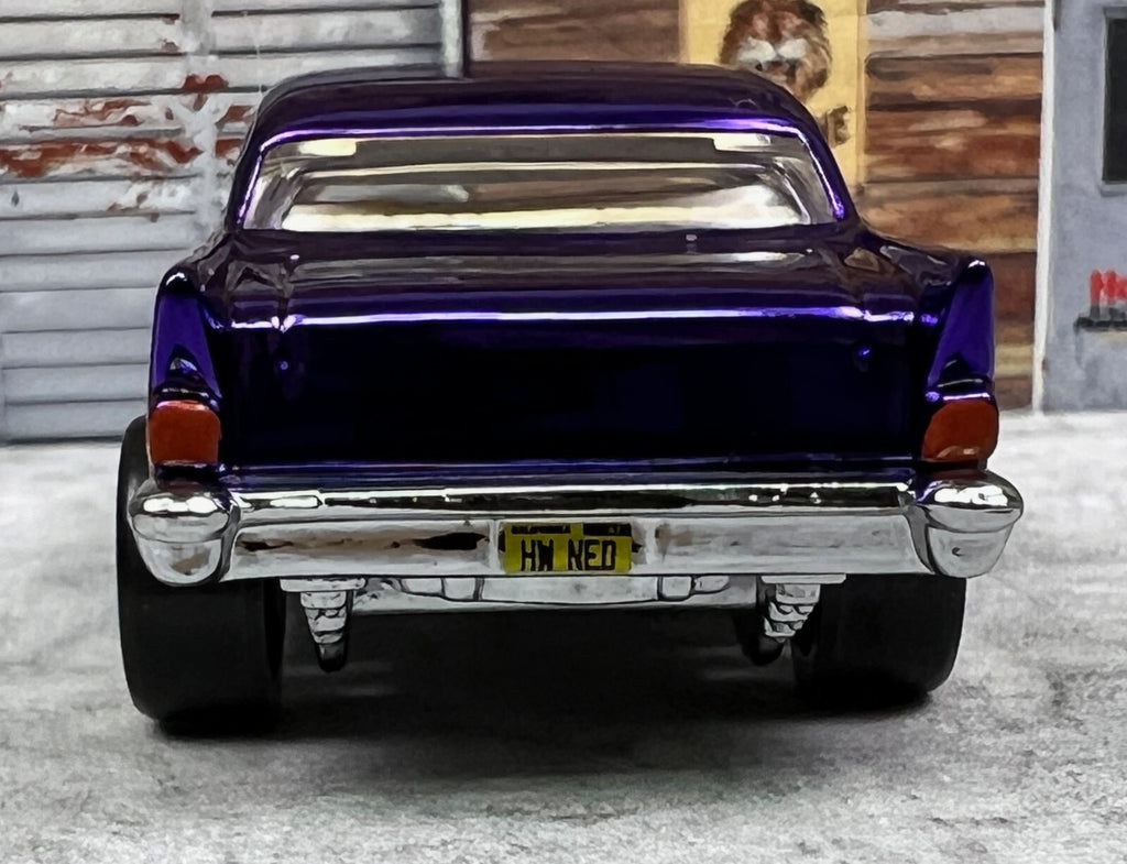 🔥🔥2006 Hot Wheels RLC Red Line Club neo classics 1957 CHEVY Purple C14🔥🔥