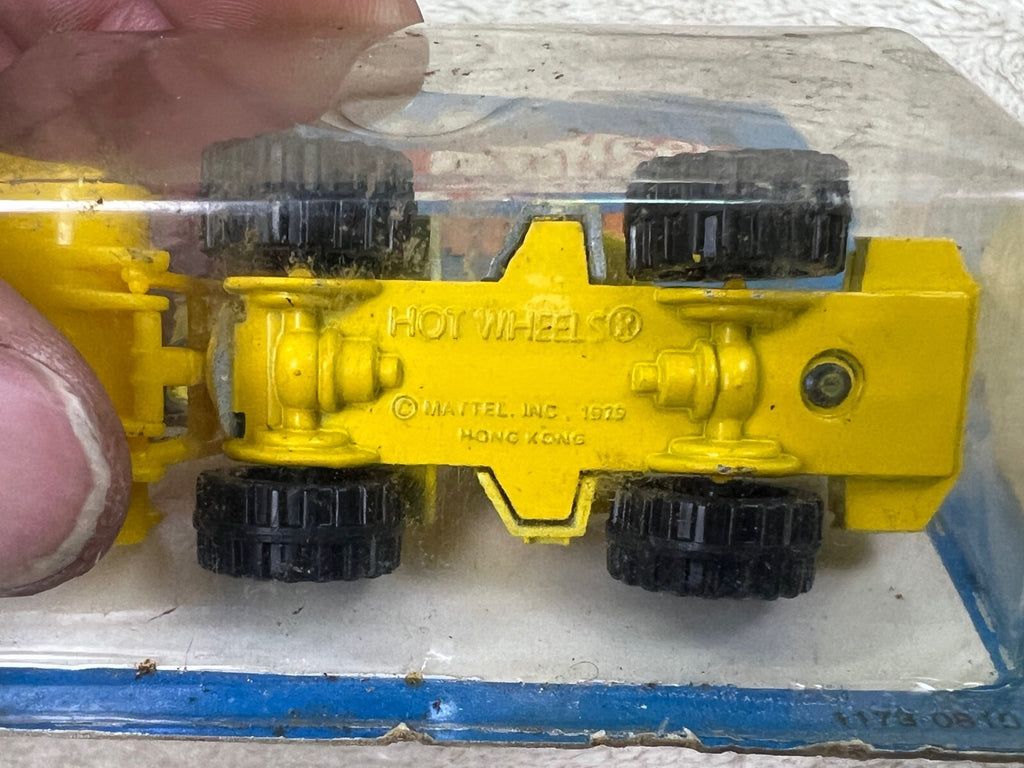 🔥🔥🔥HOT WHEELS 1979 Workhorses Yellow CAT Wheel Loader #1173 HW16🔥🔥🔥