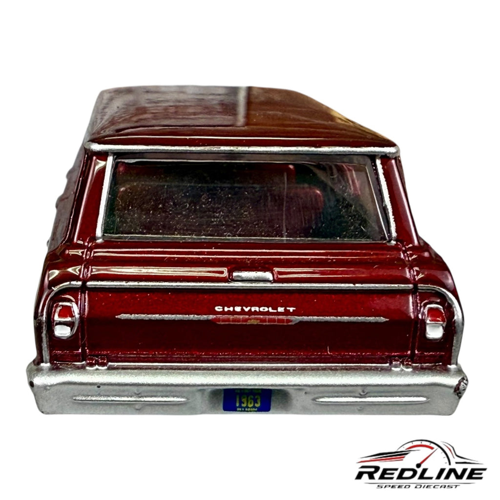 🇺🇸🇺🇸Auto World 1963 Chevy Nova II 400 Ultra Red Chase C20🇺🇸🇺🇸