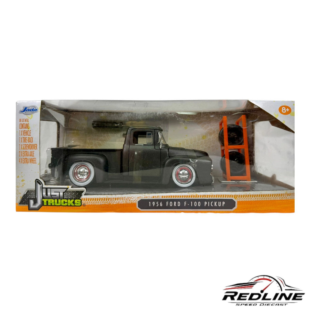 🇺🇸Jada Just Trucks 1956 Ford F-100 Pickup Black 1:24🇺🇸