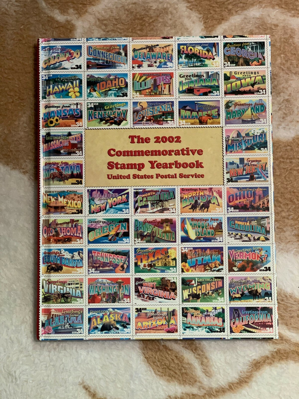The 2002 Commemorative Stamp Yearbook United States Postal Service NEW!!!