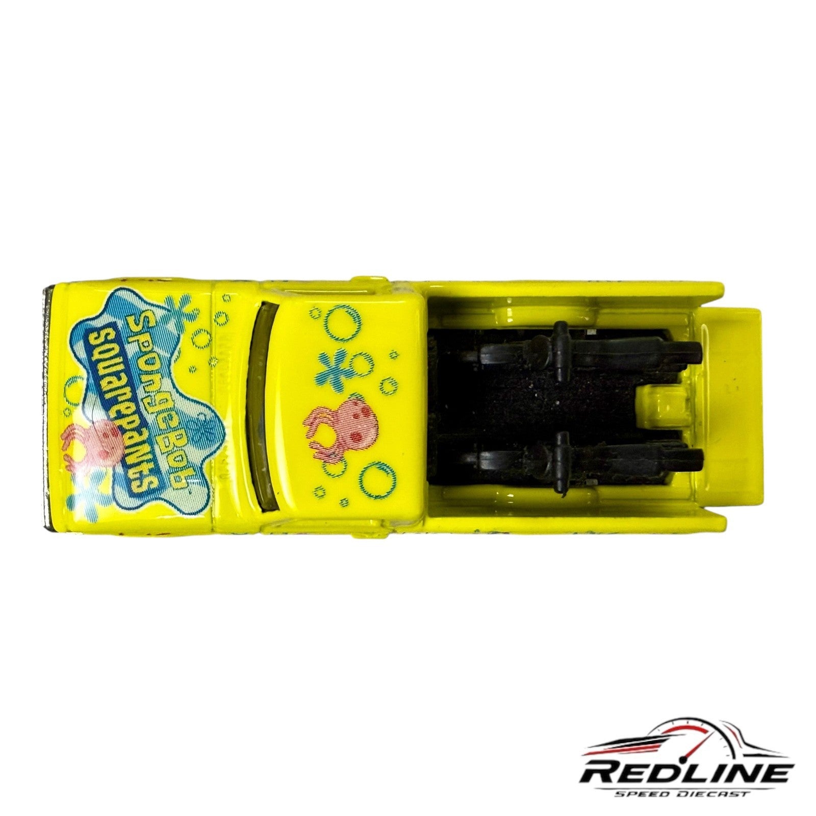 🇺🇸🇺🇸Hot Wheels Texas Drive 'em CUSTOM Sponge Bob Yellow LOOSE 🇺🇸🇺🇸