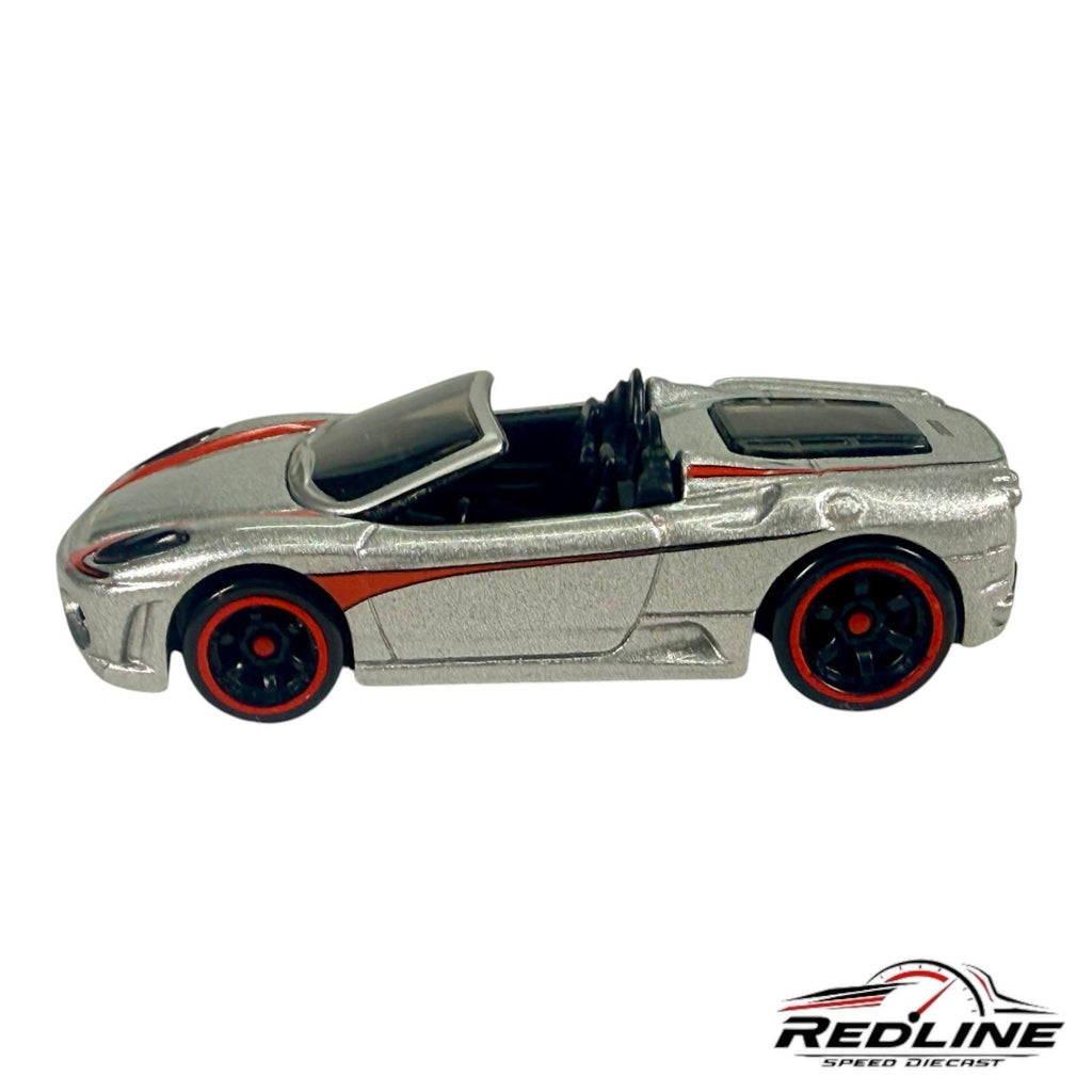 🇮🇹Hot Wheels Ferrari Racer Ferrari F430 Spider Silver LOOSE 1:64 H6🇮🇹