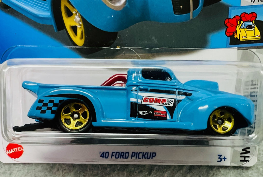 🇺🇸 Hot Wheels '40 Ford Pickup Truck HW Drag Strip1 Edelbrock Comp Cams H27🇺🇸